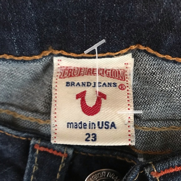 (NWOT) TRUE RELIGION Julie Skinny Jeans- size 23 - Picture 2 of 4